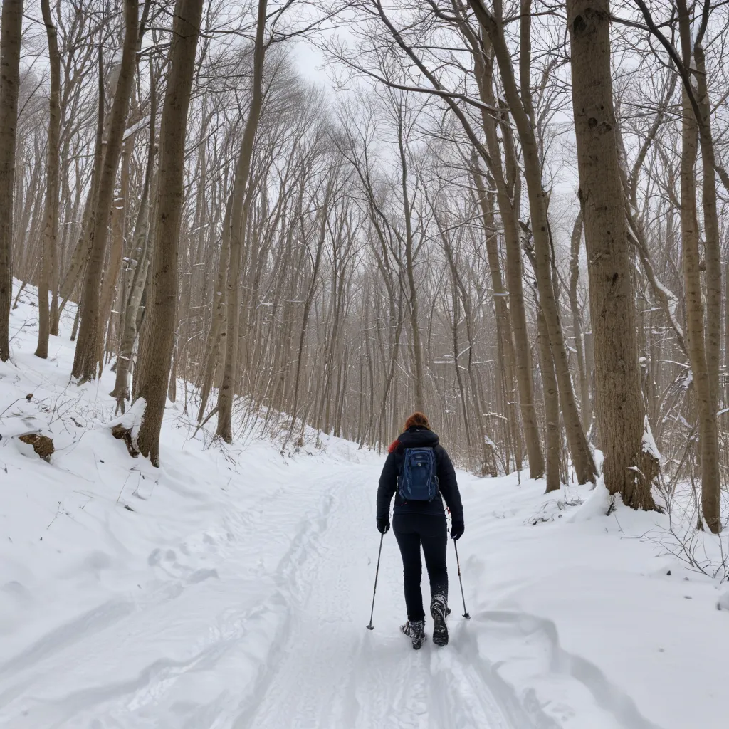 Snowshoeing Trails in Pound Ridge